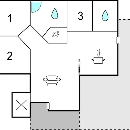 度假居 3 Bedroom In